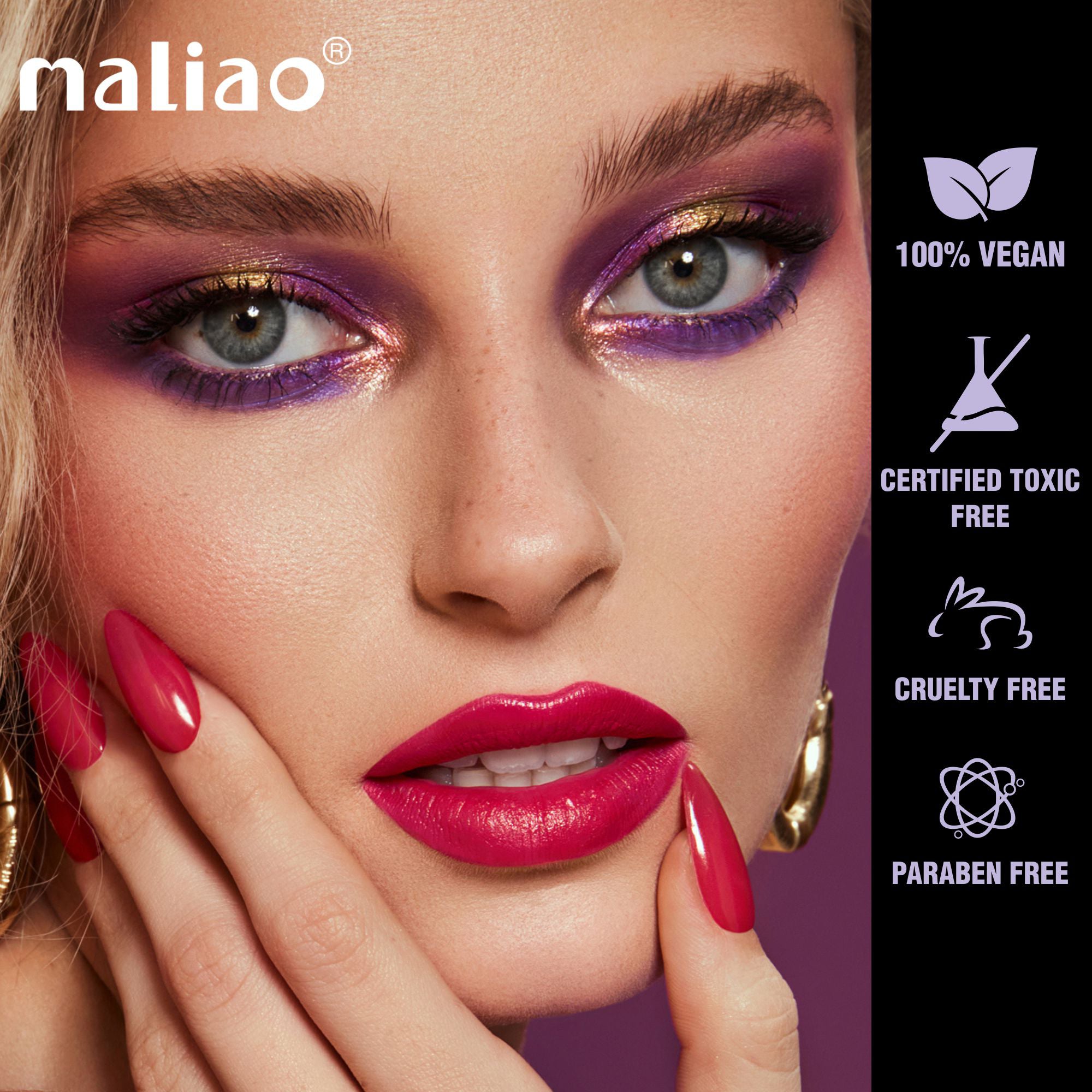 Maliao Matte Extraordinary Full Coverage Lip Palette - 25 Stunning Colors for Every Occasion - Maliao Makeup